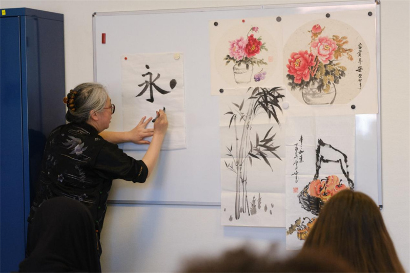 图为活动现场。比利时鲁汶孔子学院供图 图为活动现场。比利时鲁汶孔子学院供图